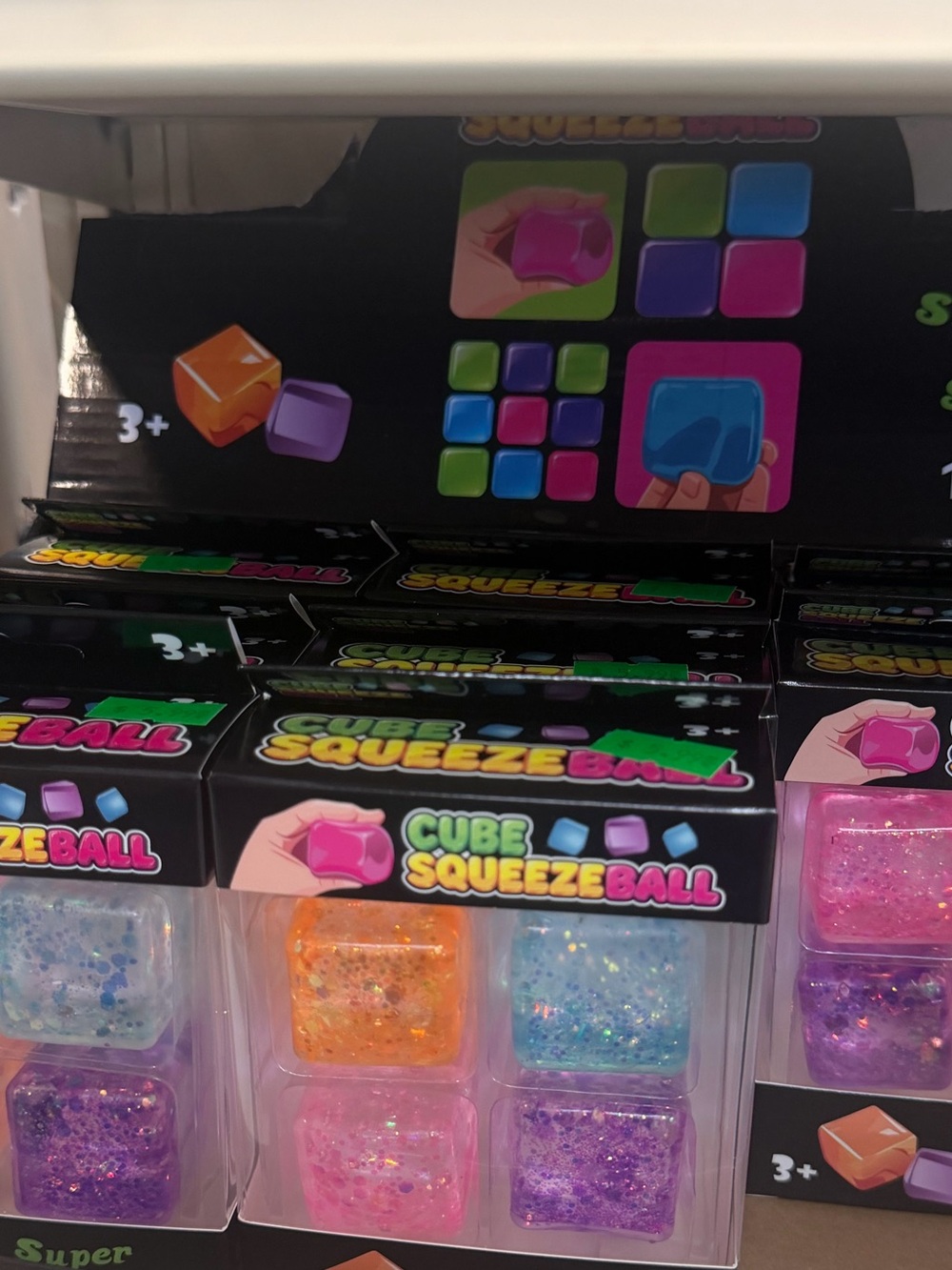 Mini cube squeezes